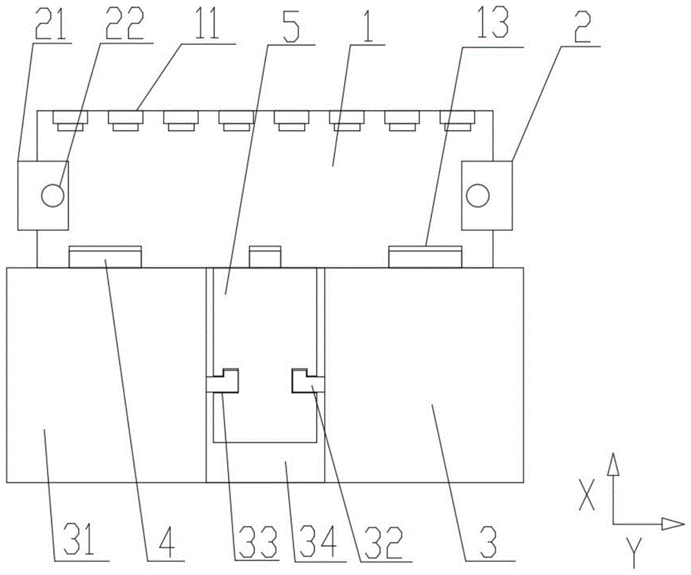 一种石墨卡点的装夹机构的制作方法