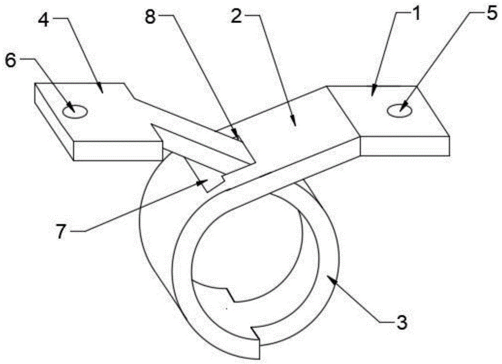 一种弹簧钢连接扣的制作方法