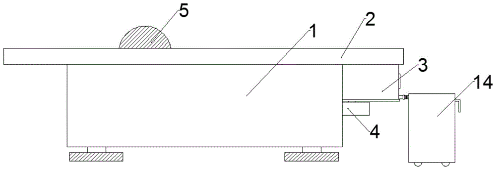 一种具有收集功能的环保型家具生产开料机的制作方法