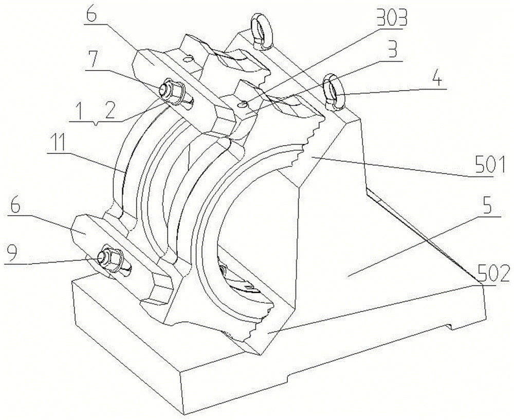 一种柴油机连杆盖斜油孔加工用工装的制作方法