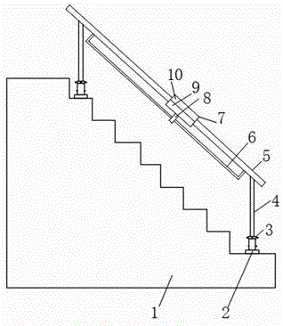 一种安装便捷的平步楼梯防护结构的制作方法