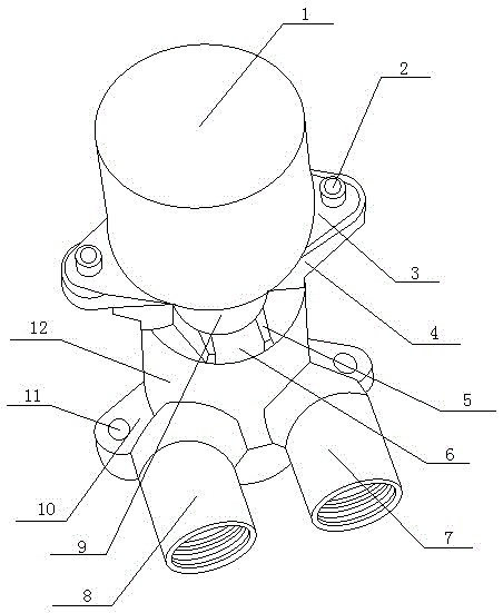 喷水织机用分水阀的制作方法