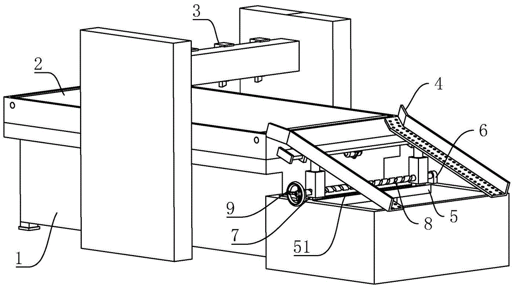 纸箱开槽机的筛分装置的制作方法