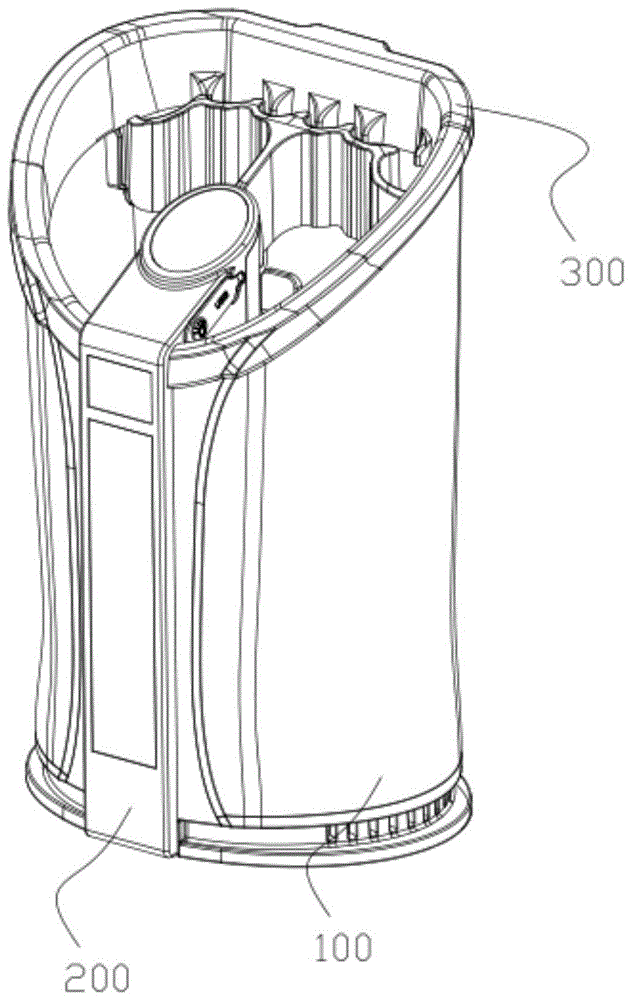 一种餐具收纳容器的制作方法