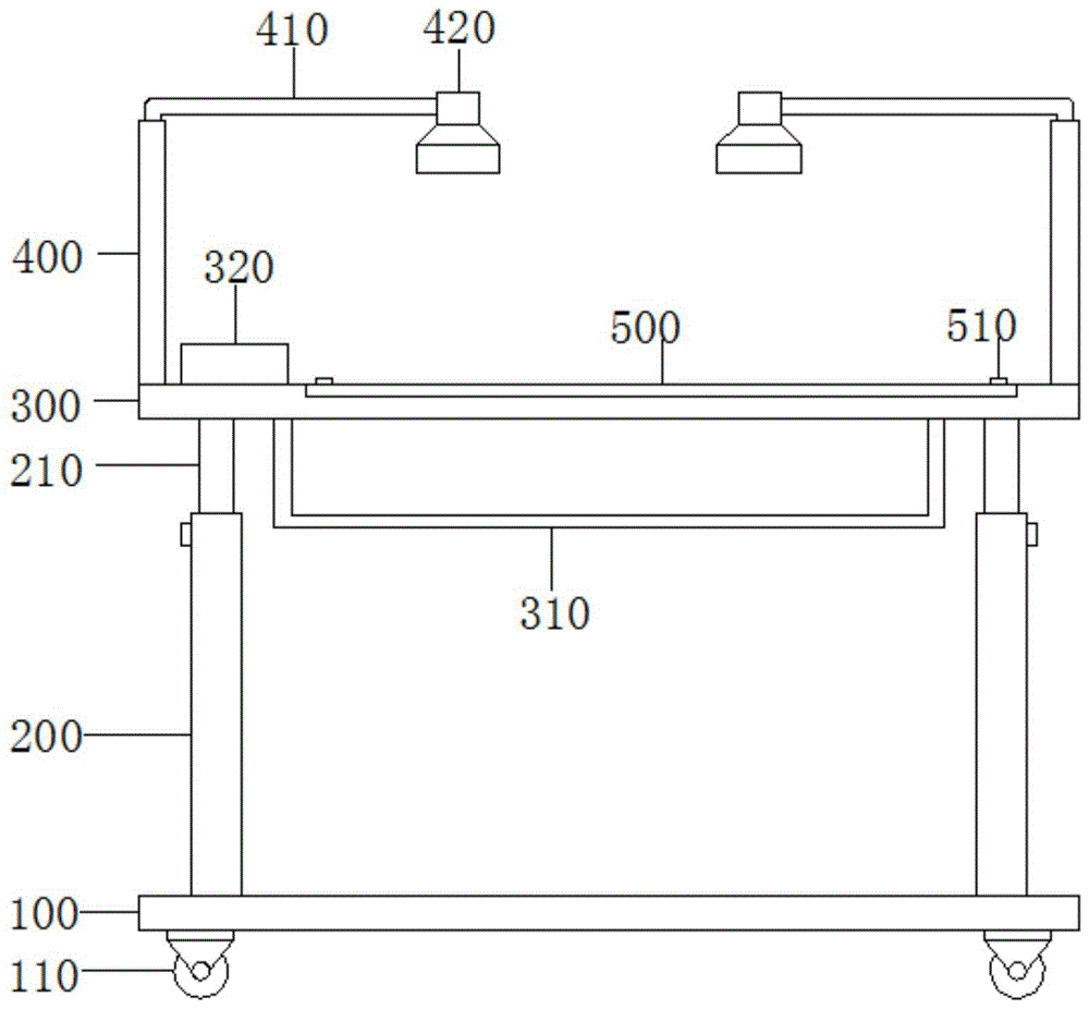 一种室内设计绘图工作台的制作方法