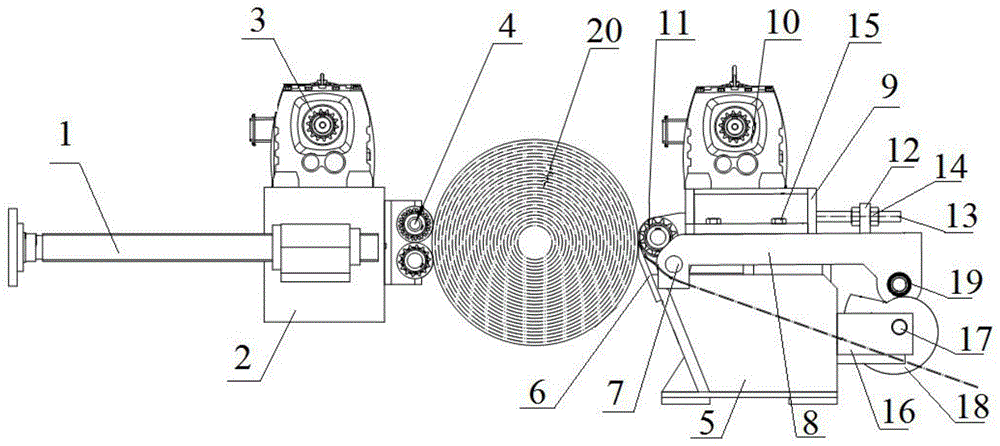 利用凸轮自动无级换档变化旋切单板厚度的旋切机的制作方法