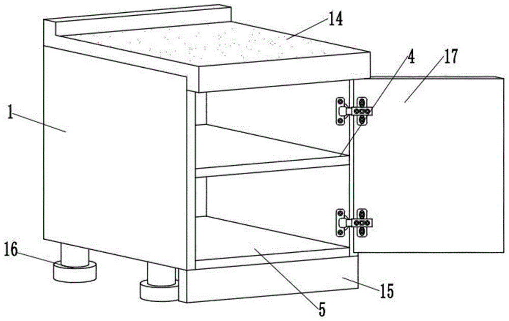 一种组装更方便的不锈钢橱柜的制作方法