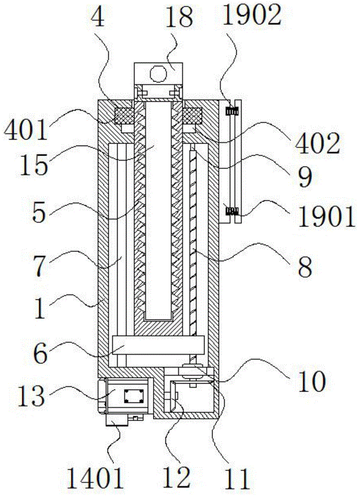 一种基于BIM机电安装工程具有调节结构的电动杆的制作方法