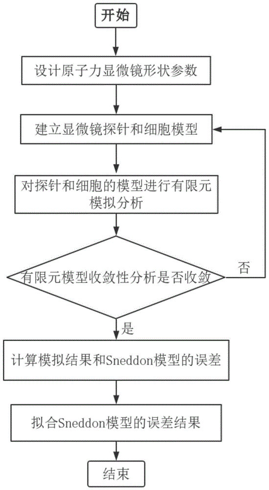 一种Sneddon模型拟合细胞弹性模量的修正方法与流程