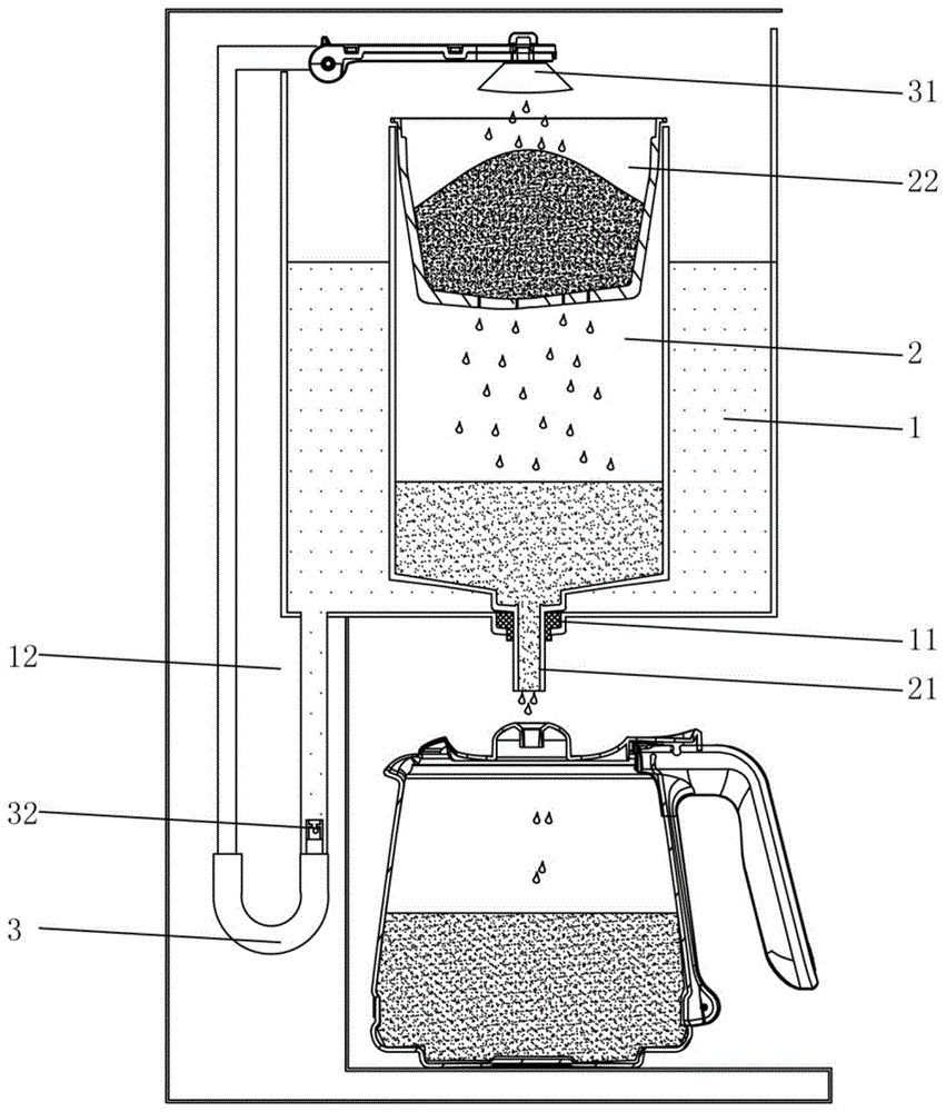一种饮料机热饮降温结构的制作方法
