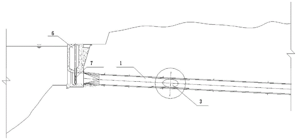 一种利用现有隧洞新建隧洞进口的改建结构的制作方法