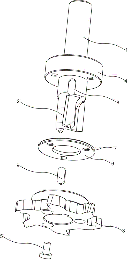 一种可调式榫头刀的制作方法