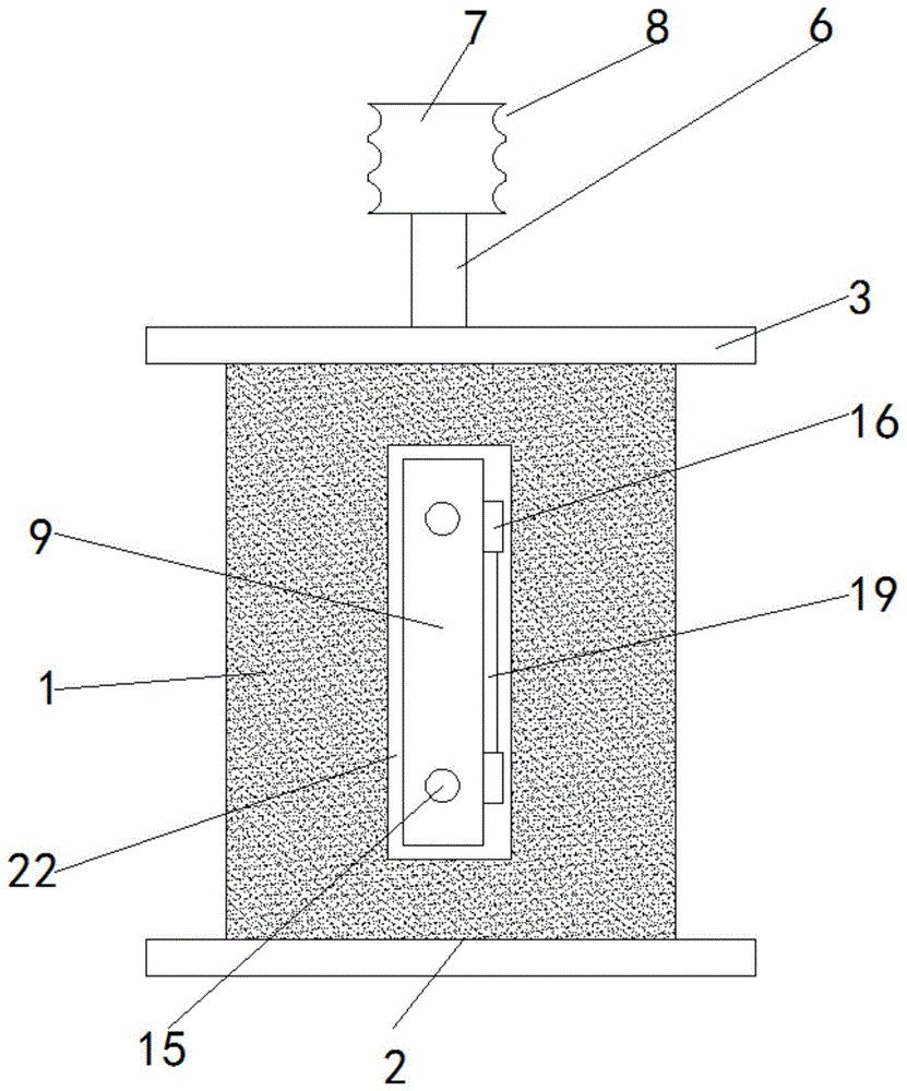 一种将软性导电膜以卷轴缠绕方式包装存放结构的制作方法