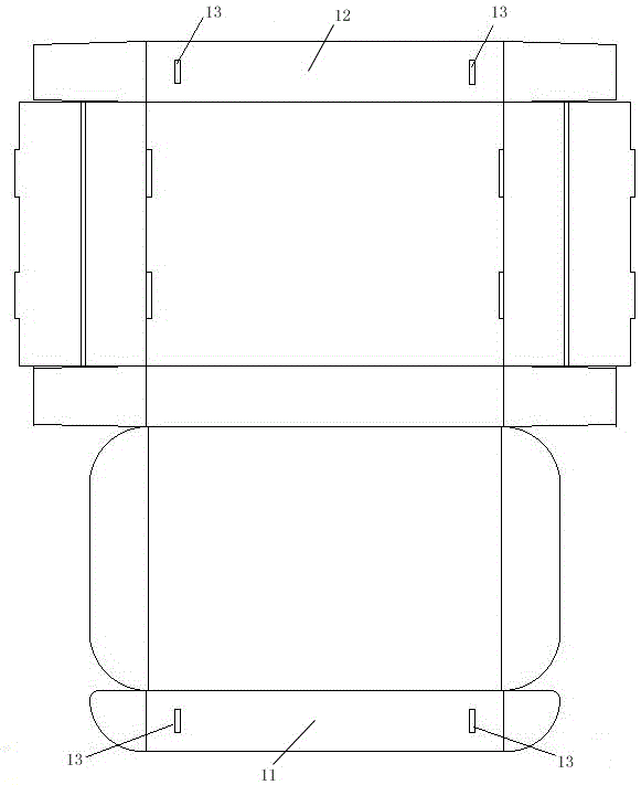 无胶带防开启包装箱的制作方法