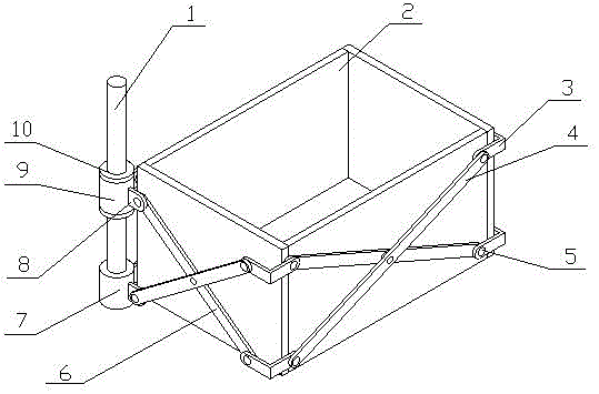 框架柱模板加固结构的制作方法