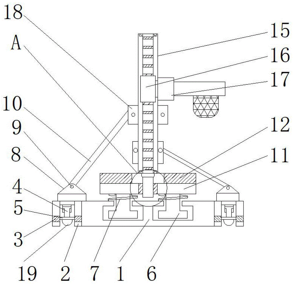 一种具有减震功能的体育篮球架的制作方法