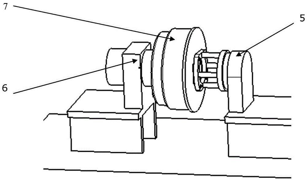 一种带轮毂单元鼓式制动器总成与检测设备连接安装结构的制作方法