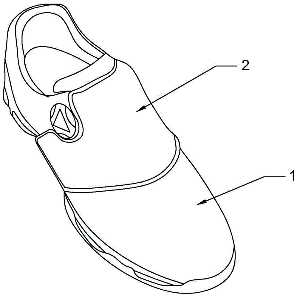 一种可拆或更换鞋面件的鞋子的制作方法