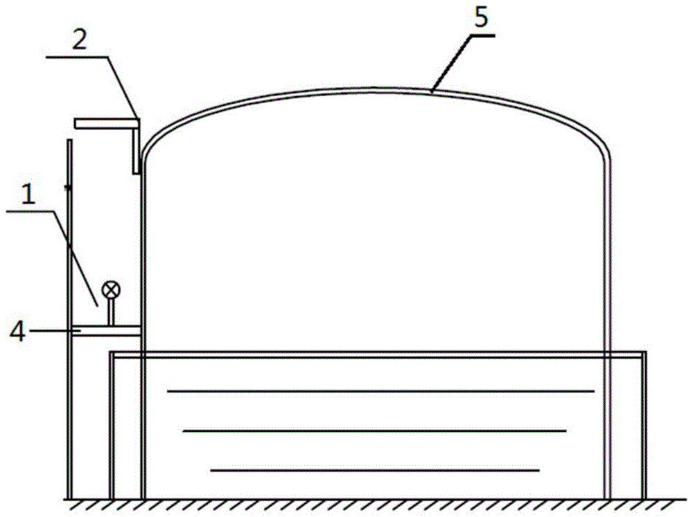 一种直行程气柜高度测量系统的制作方法