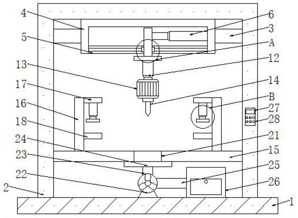 一种建筑装饰板用打孔装置及使用方法与流程