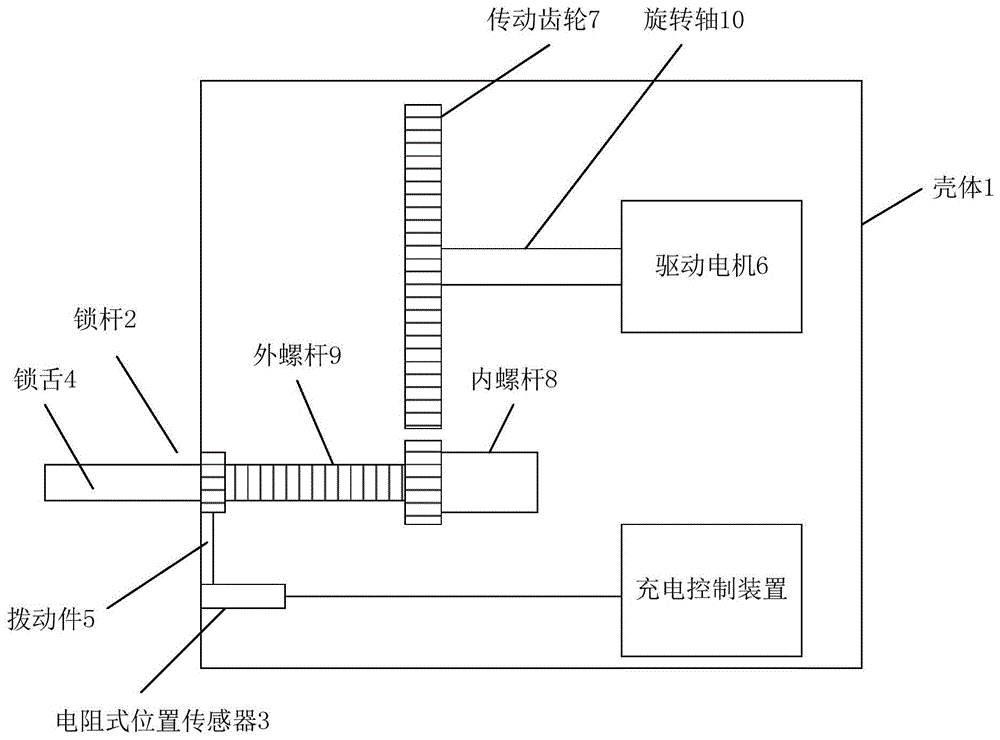 一种充电枪的电子锁控制装置及充电枪的制作方法