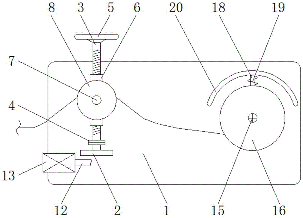 一种便于控制纱线收卷张力的存储设备的制作方法