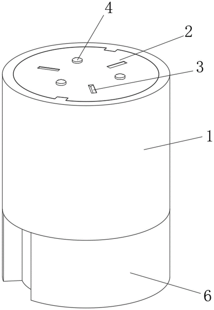 一种三点接触旋转式安全防水插座的制作方法