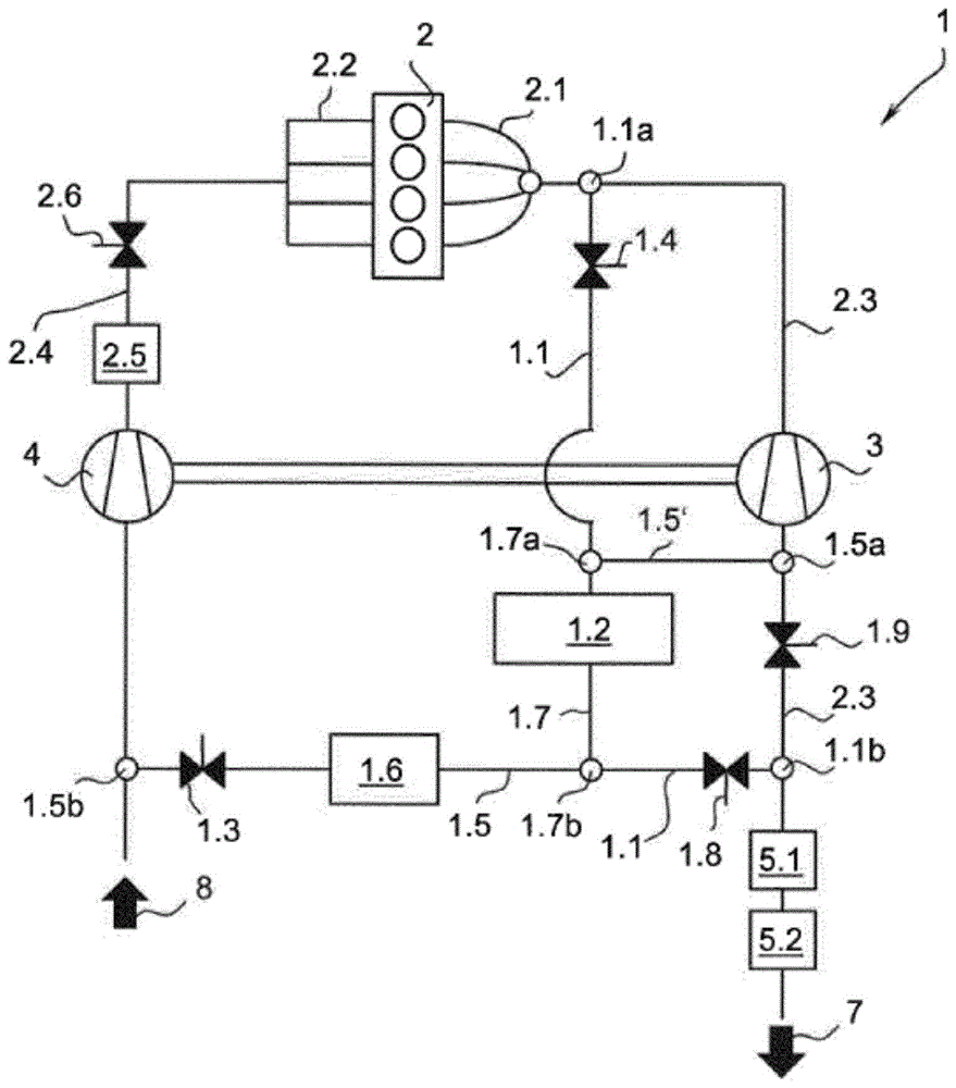 具有涡轮机旁路的低压EGR系统的制作方法