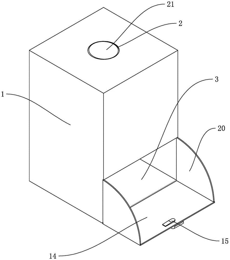 一种园区用环保型垃圾暂存装置的制作方法