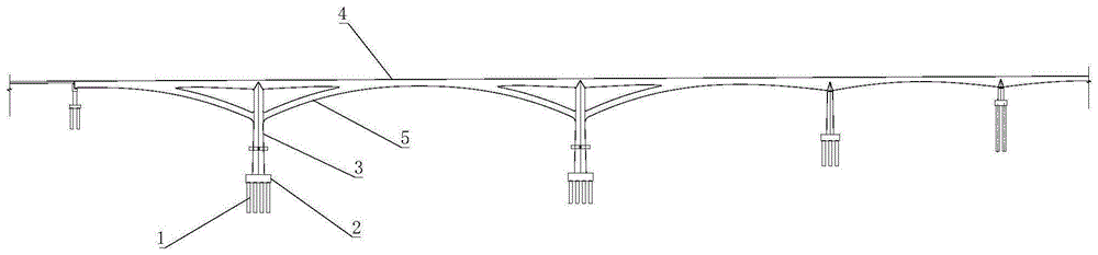 梁拱组合刚构桥以及其桥墩的施工方法与流程