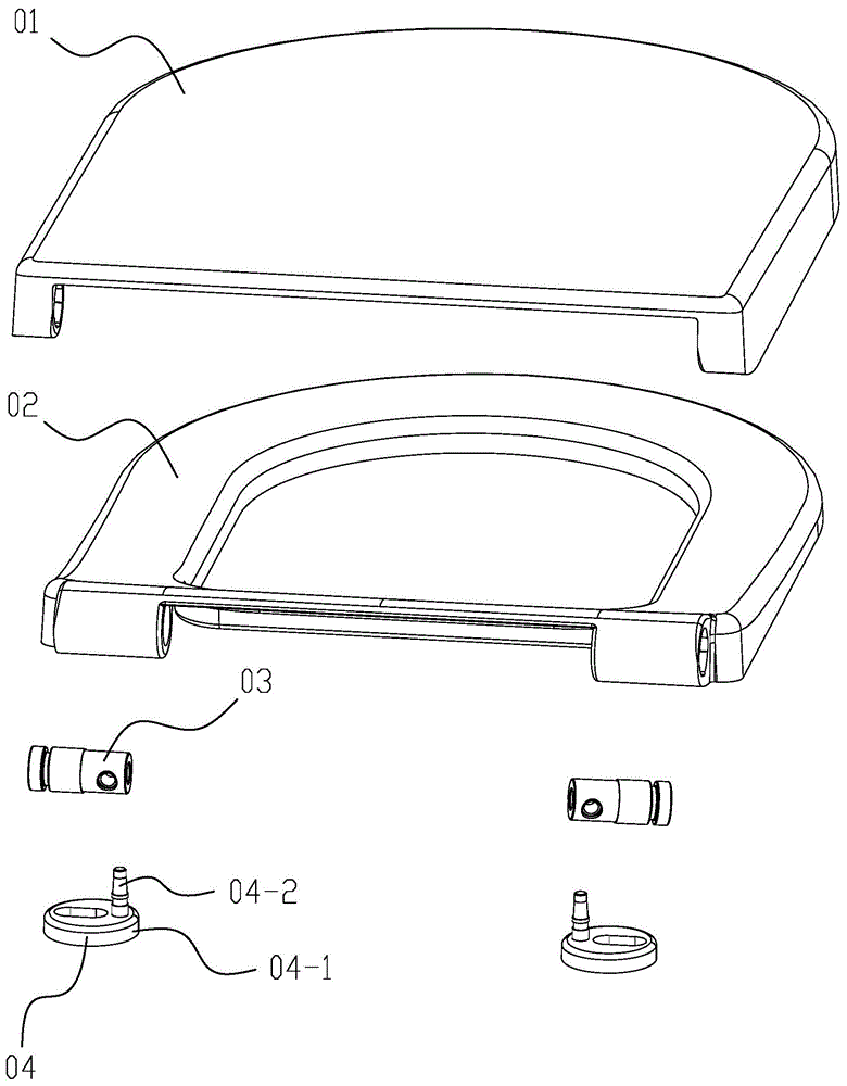 一种马桶盖板拆装机构的制作方法