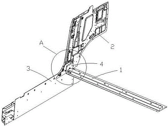 一种适用于车身横梁、侧围板与门槛梁之间连接的连接头的制作方法