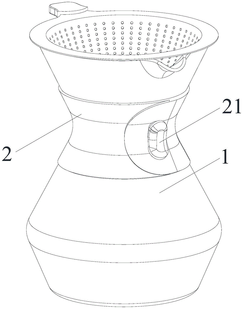 一种手冲式咖啡壶的制作方法