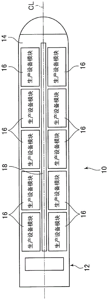 浮体式生产设备的公用管路及其敷设方法与流程