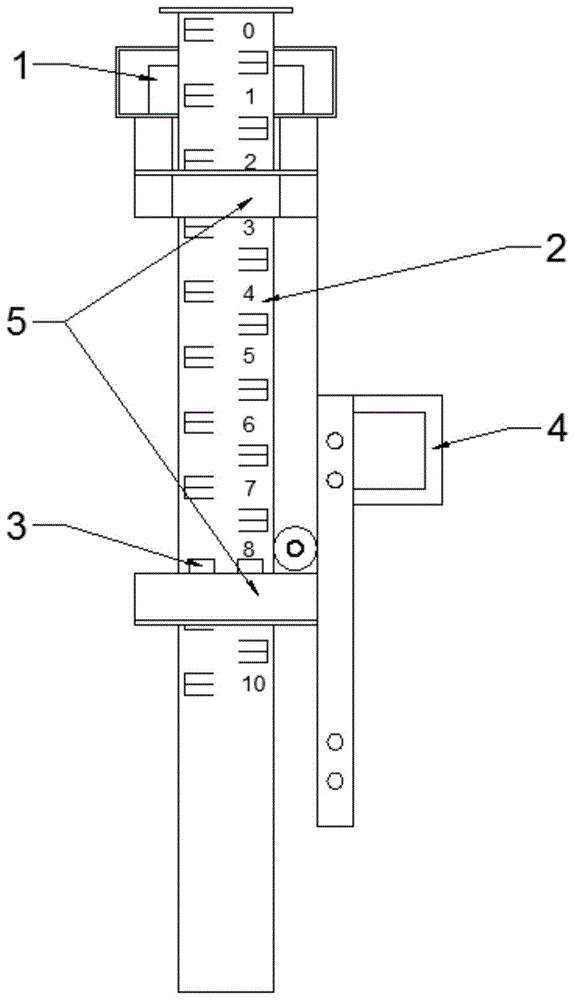 一种悬浮直立式水尺的制作方法