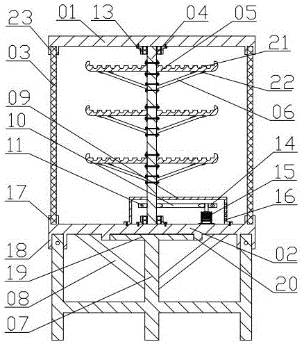 一种玉米种植用存储仓的制作方法