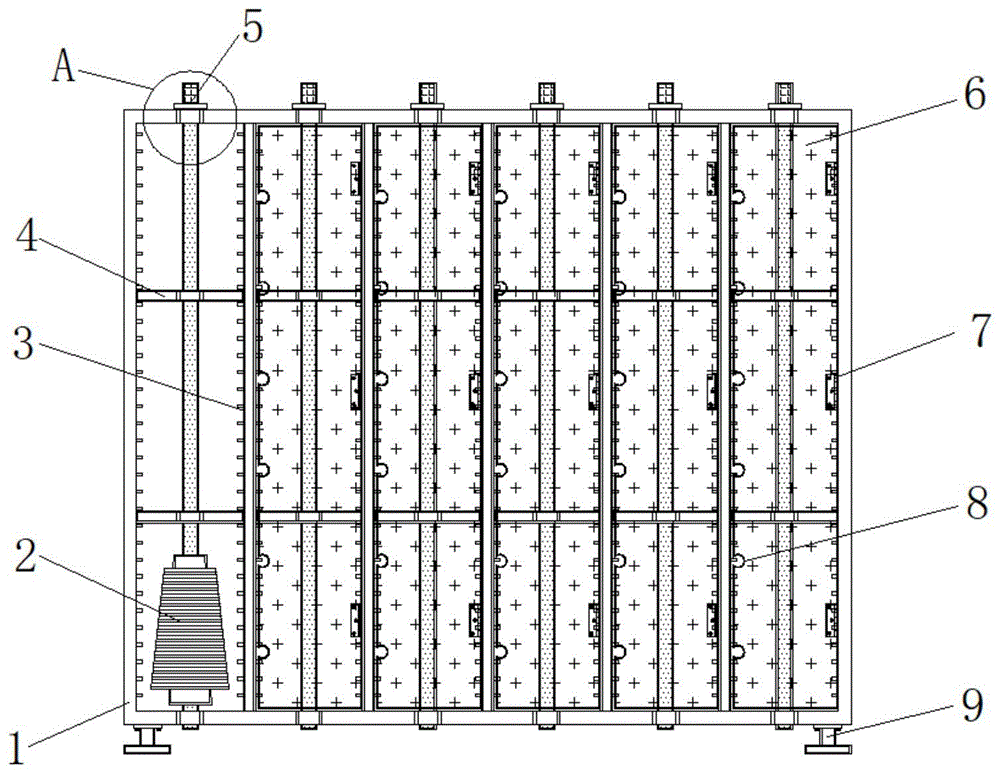 一种纺织线整理收纳结构的制作方法