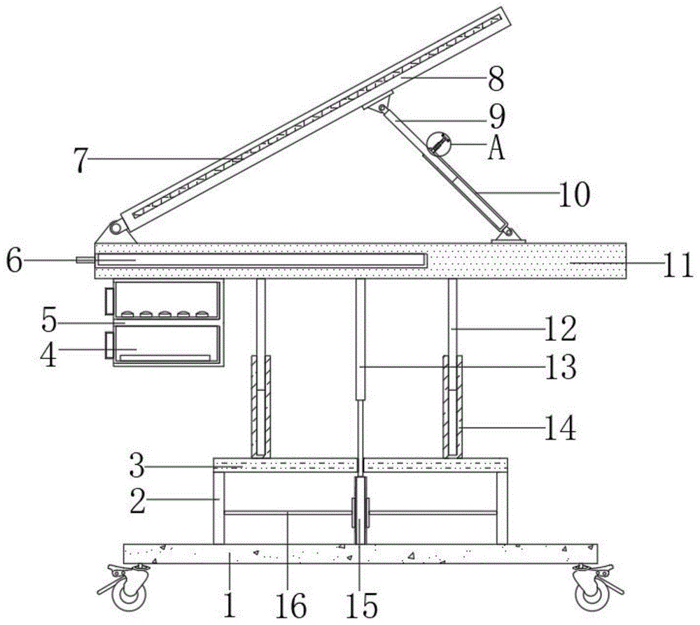 一种交汇式建筑立面测图装置的制作方法