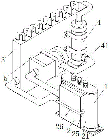 一种补偿电容器外置冷却结构的制作方法