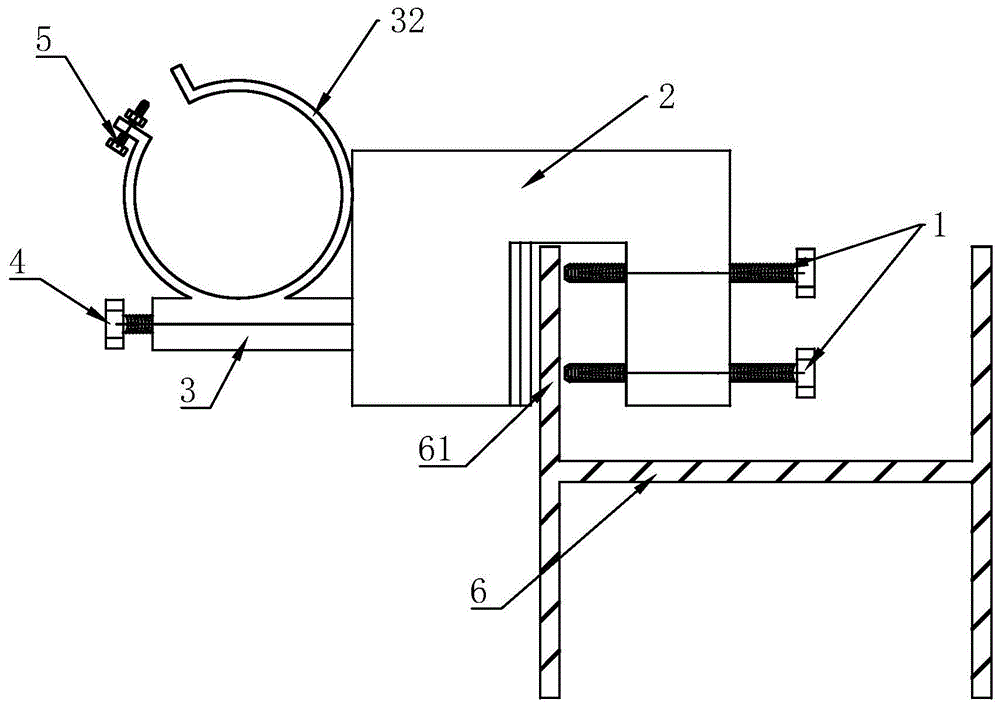 H形钢结构的线管敷设装置的制作方法