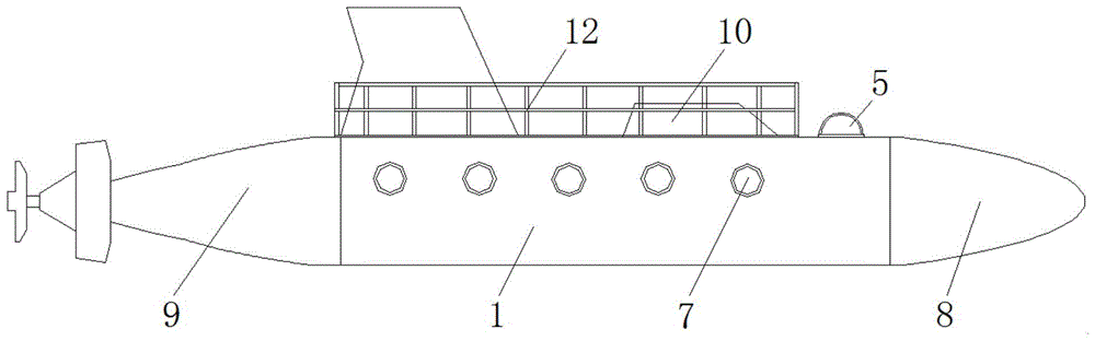 一种游览观光潜水艇的制作方法