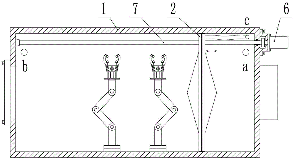 一种机械臂真空操作箱的制作方法