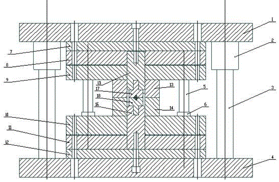 调角器双棱连杆成型模具的制作方法