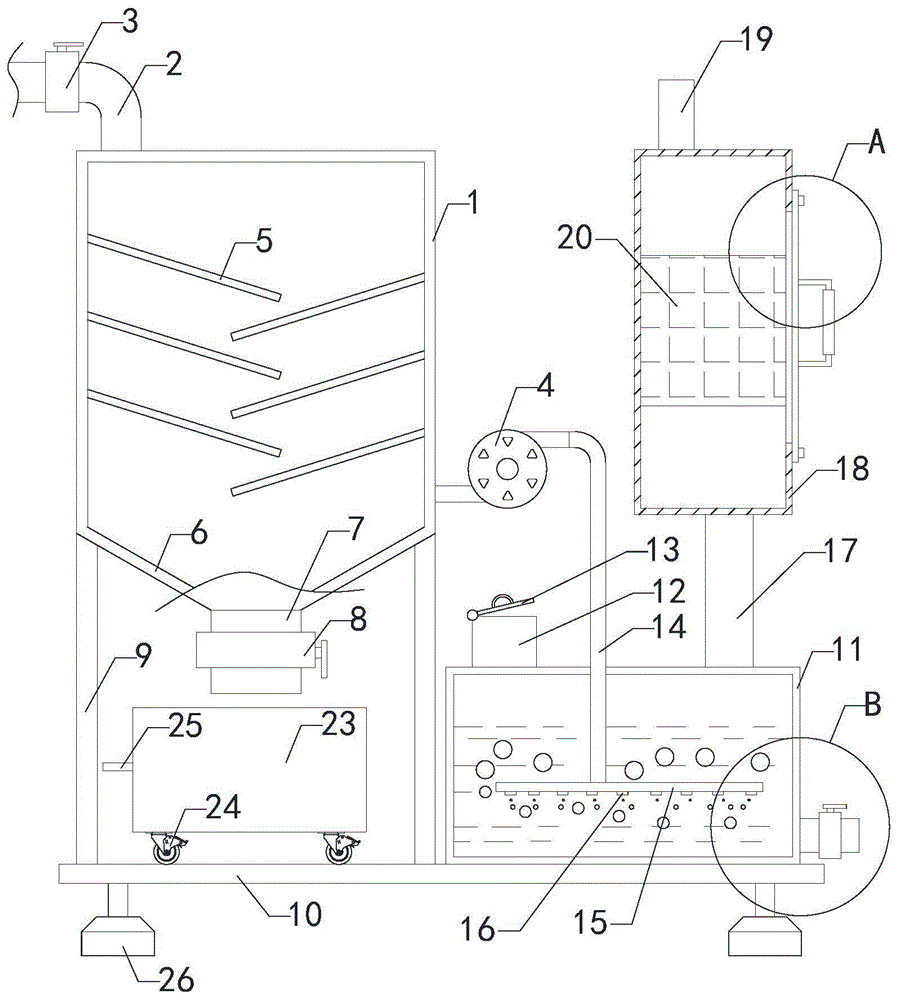 应用于工业生产车间的烟气过滤装置的制作方法