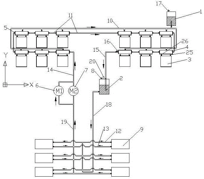 太阳能集分换热系统的制作方法