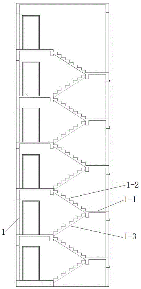 一种既有住宅平层入户式加装电梯及其施工方法与流程