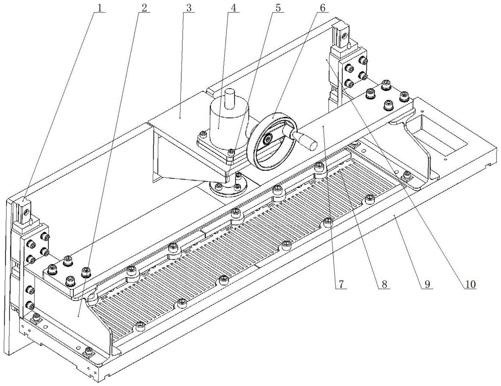 碾米机刀具垂直调节装置的制作方法