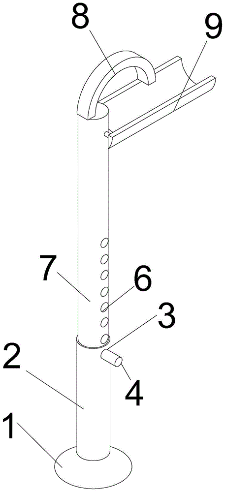 老人用养生环保多功能拐杖的制作方法