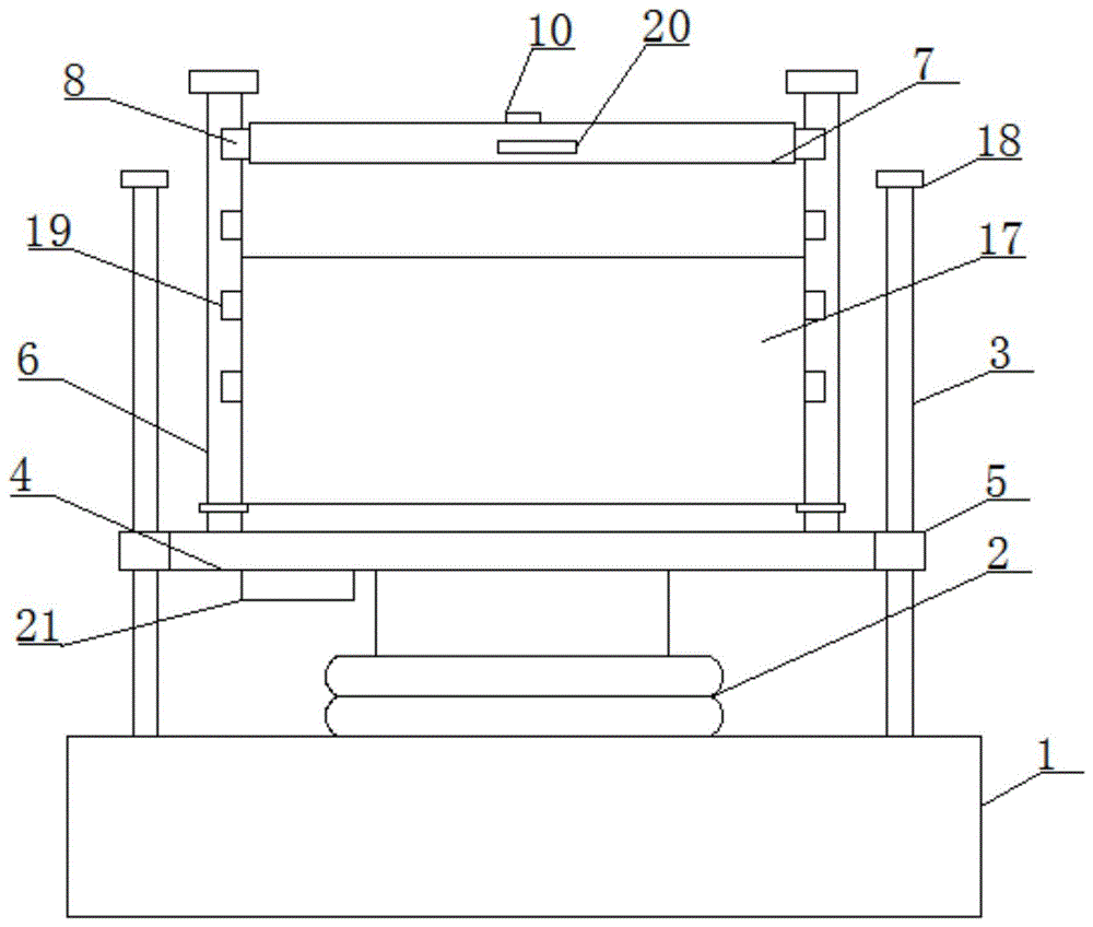 一种稳定性强的斜面屋施工用操作平台的制作方法