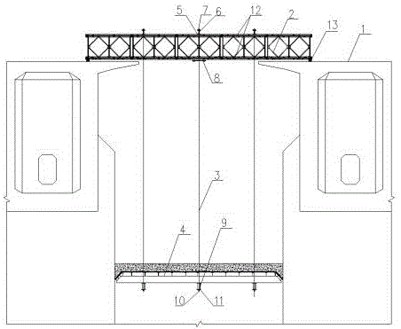 一种主墩系梁悬吊式模板支架系统的制作方法